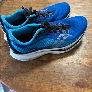 Saucony Blue and Aqua Men's Running Shoes